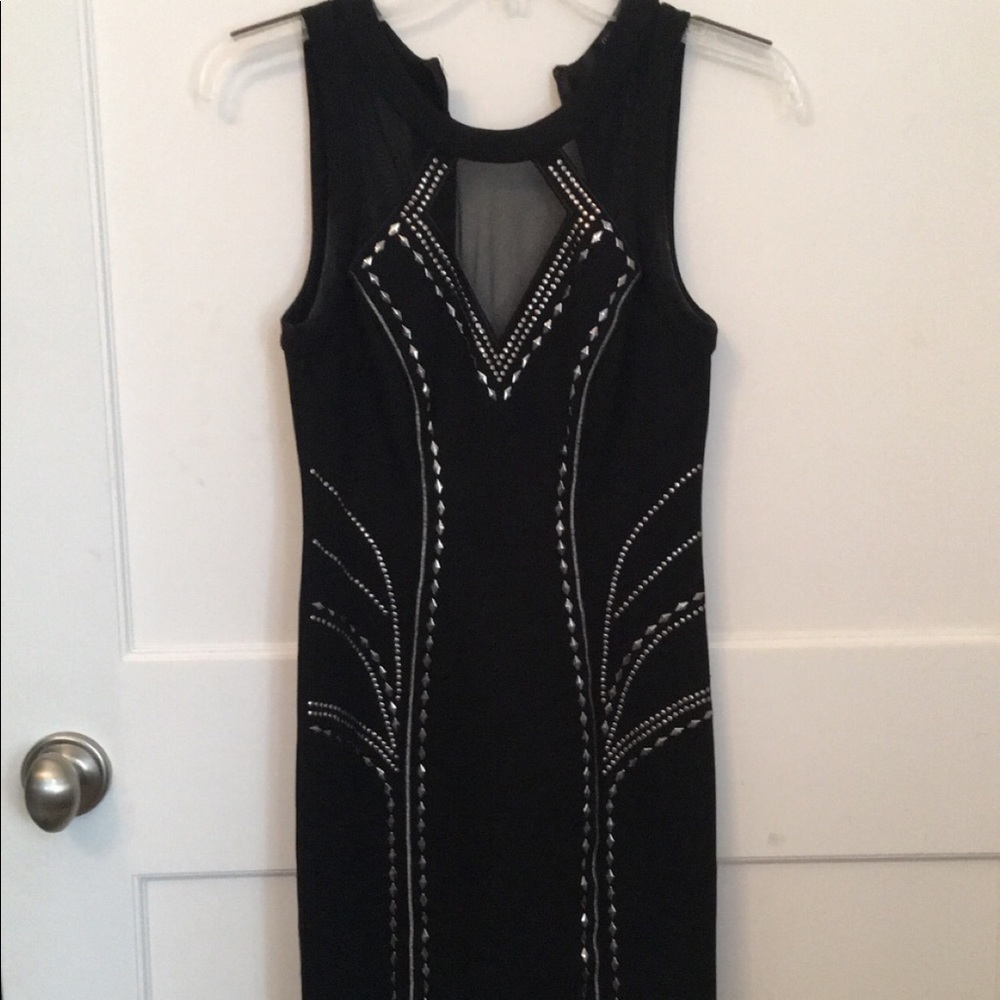 BLACK GUESS MINI DRESS